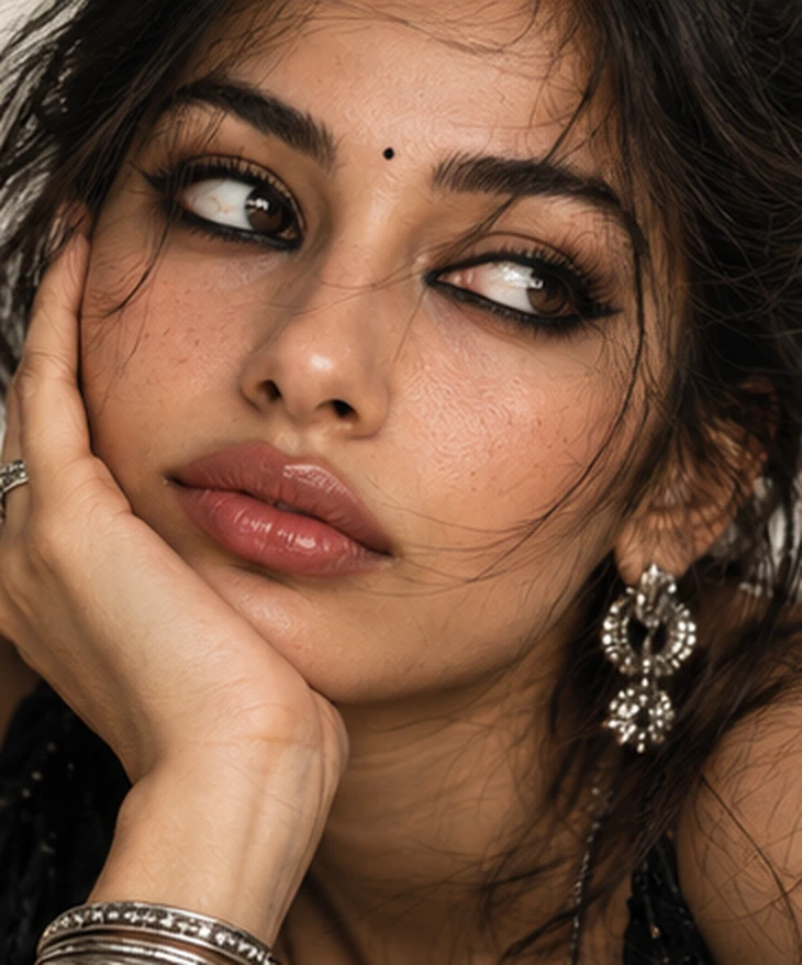 Expressive Natkhat Beauty campaign portrait of a woman